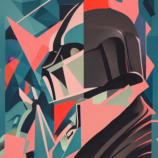 Image similar to Darth Vader profile picture by Sachin Teng, asymmetrical, Organic Painting , Matte Painting, meaningful, Powerful, geometric shapes, hard edges, graffiti, street art:2 by Sachin Teng:4