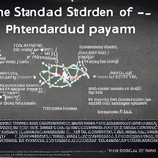 Image similar to the standard model of quantum physics