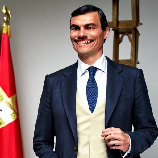 Image similar to spanish president pedro sanchez as a peaky blinder