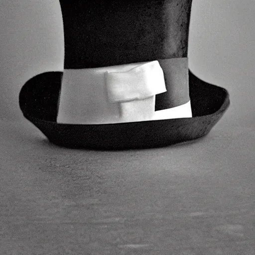 Image similar to a top hat with a boat inside