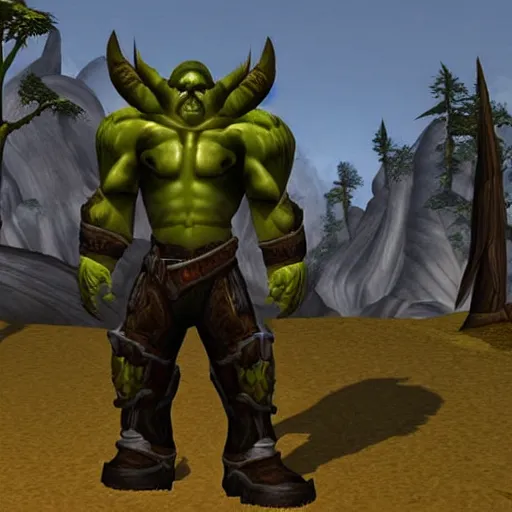 Image similar to Tom Cruise in World of Warcraft, very detailed