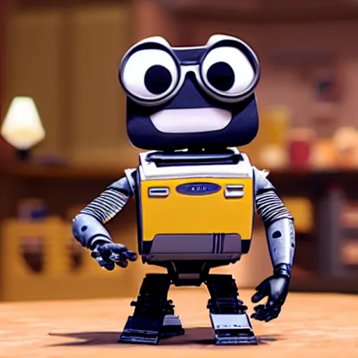 Image similar to Wall-E Funko Pop with package