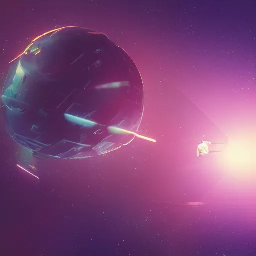 Image similar to an astronaut flying through a space nebula, planet close, intricate artwork by tooth wu and wlop and beeple, octane render, hyper realism, 8 k