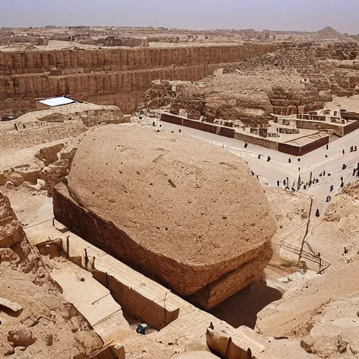 Image similar to the tomb of Khufu