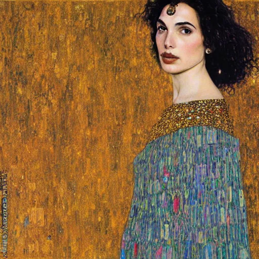 Prompt: painting of Gal Gadot by Gustav klimt