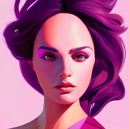 Prompt: portrait of Megara, expressive pose, futuristic, highly detailed, digital painting, artstation, concept art, smooth, sharp focus, by Henri Matisse