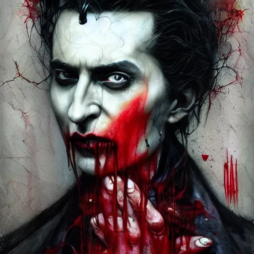 Image similar to dracula, by artur bordalo and tom bagshaw and craig davison and guy denning and harumi hironaka, trending on artstation hq, deviantart, pinterest, 4 k uhd image