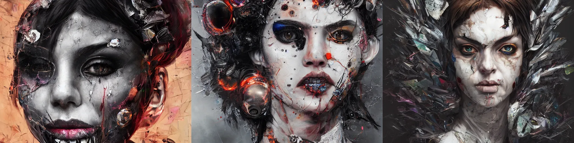 Prompt: fine portrait of female dark soul artwork by sandra chevrier and Yoshitaka Amano, 4k, hyper detailed, UHD, volumetric lightning,octane render,trending on artstation