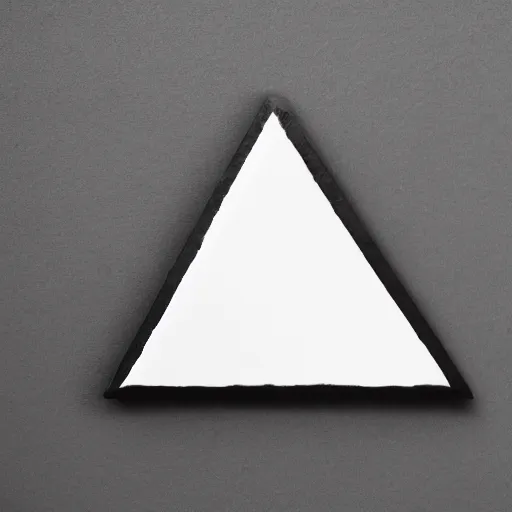 Image similar to the perfect triangle black on white