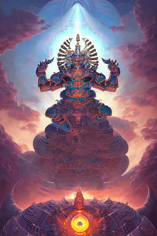 Image similar to Ancient Sacred Unicron Bodhisattva by Andreas Rocha