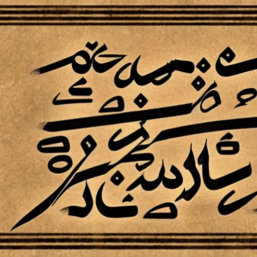 Image similar to hangul - arabic fusion script