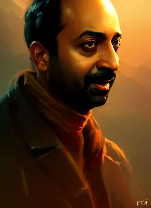 Image similar to portrait, Fahadh Faasil , dramatic lighting, cinematic, establishing shot, extremely high detail, foto realistic, cinematic lighting, post processed, concept art, artstation, style by eddie mendoza, raphael lacoste, alex ross