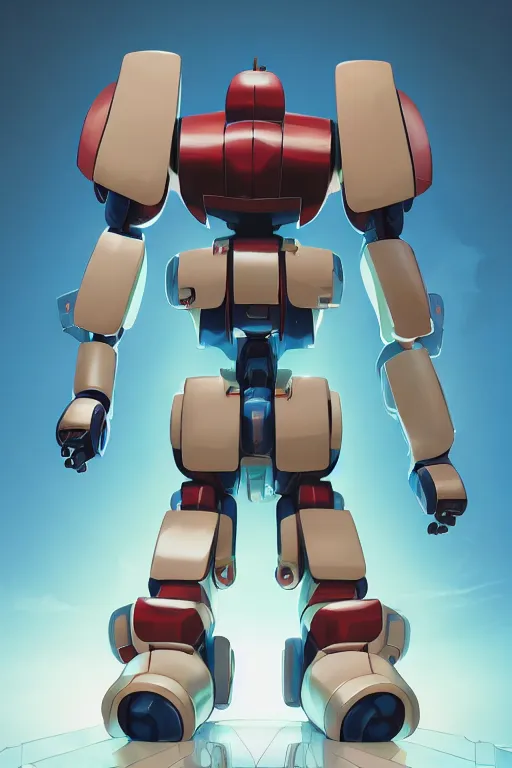 Image similar to metabots medabots medarotto medarot robot minimalist comics, behance hd by jesper ejsing, by rhads, makoto shinkai and lois van baarle, ilya kuvshinov, rossdraws global illumination ray tracing hdr radiating a glowing aura