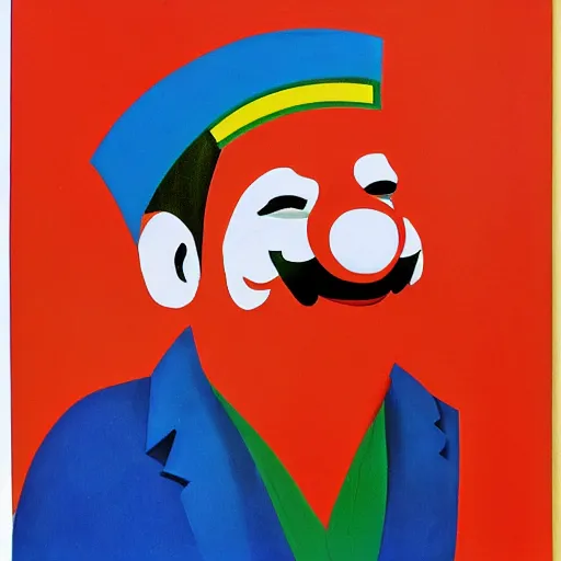Prompt: communist clown, soviet propaganda painting, vivid colors - n 9