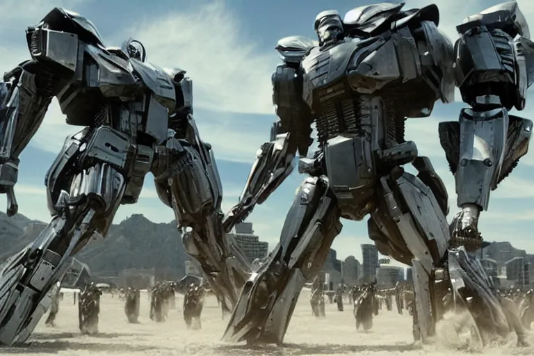 Image similar to VFX movie where Beyoncé is a giant robot