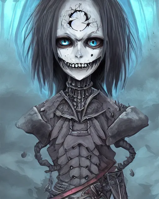 Image similar to an undead necromancer / knight with eyes that spiral in the style of studio ghibli in the style of junji ito trending on artstation deviantart pinterest furaffinity detailed realistic hd 8 k high resolution