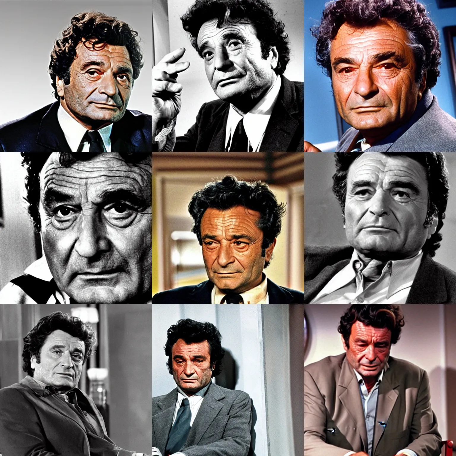 Image similar to peter falk as columbo