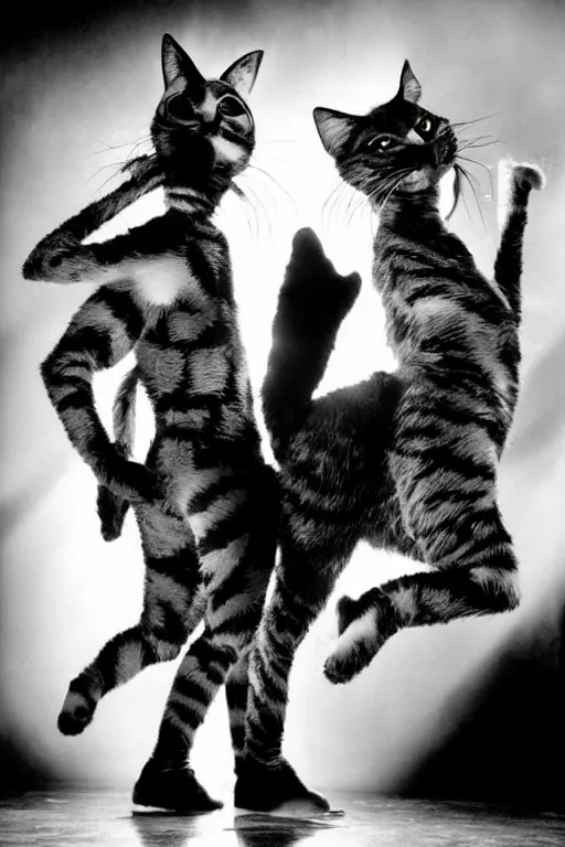 Image similar to 📷 mungojerrie and rumpleteazer, cats musical 1 9 9 8, dynamic lighting, portait