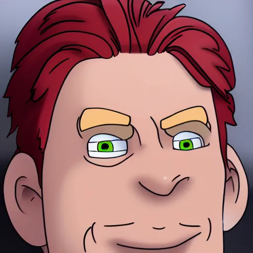 Prompt: fry from futurama as a real person, portrait photograph, hyper realism