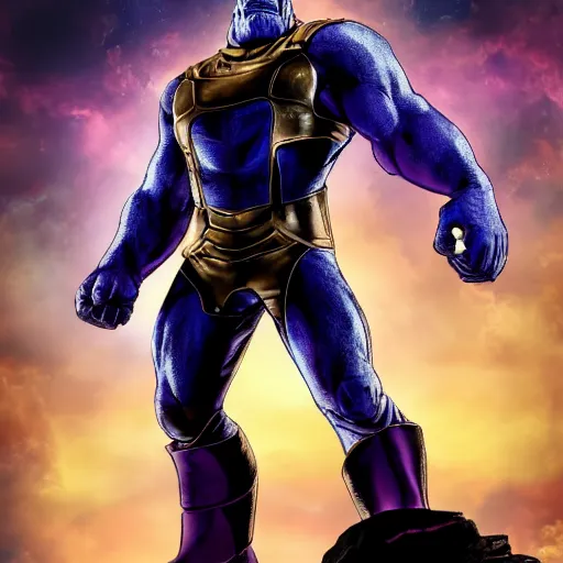 Prompt: Cary Coleman as Thanos. Cinamatic,4k