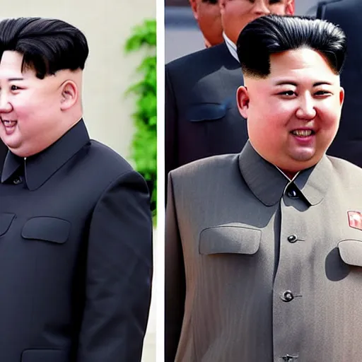 Prompt: BTS lead Kim Jong-Un
