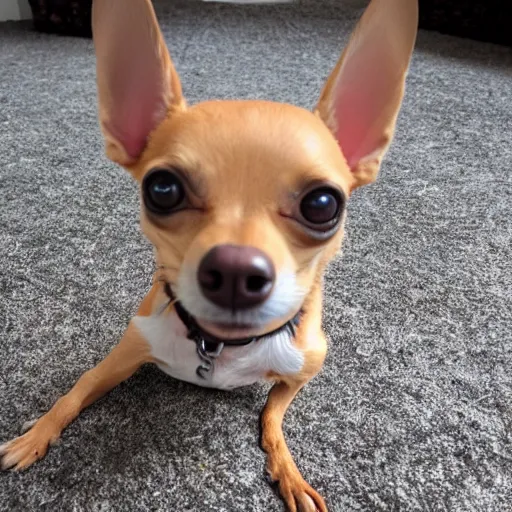 Image similar to photo of a hybrid between a chihuahua and an ant