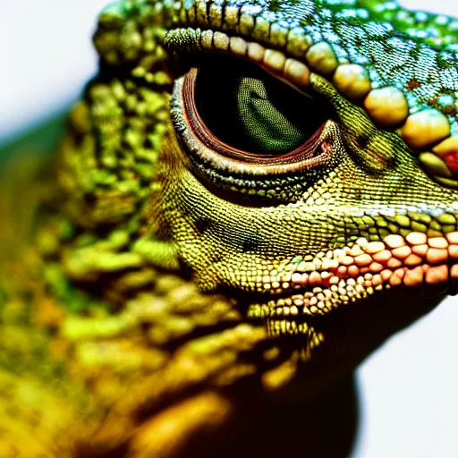 Prompt: mark zuckerberg as a lizard, portrait, studio photography, studio lighting, ultra high detail, highly detailed, 8 k, 4 k, uhd, hdr