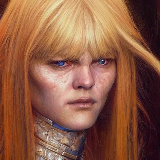 Image similar to Griffith, close-up portrait art by Donato Giancola and James Gurney, digital art, trending on artstation