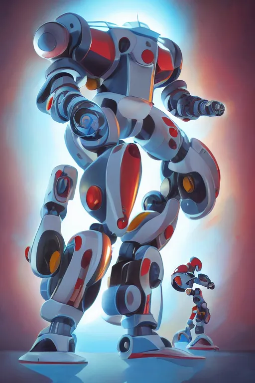 Image similar to metabots medabots medarotto medarot robot minimalist comics, behance hd by jesper ejsing, by rhads, makoto shinkai and lois van baarle, ilya kuvshinov, rossdraws global illumination ray tracing hdr radiating a glowing aura