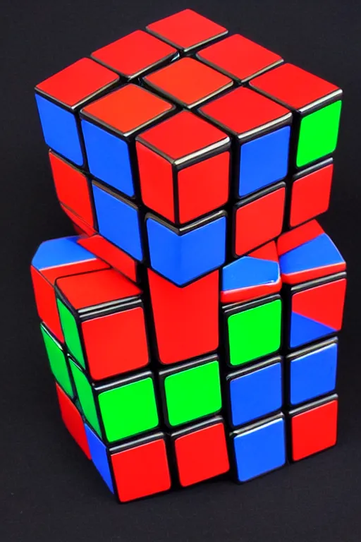 Prompt: four dimensional rubik's cube