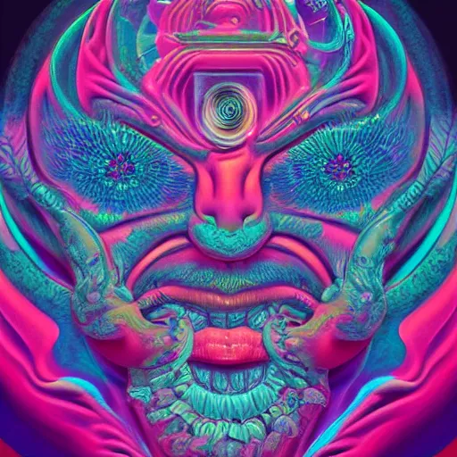 Image similar to an extremely psychedelic instagram logo, surreal, lsd, face, detailed, intricate, elegant, lithe, highly detailed, digital painting, artstation, concept art, smooth, sharp focus, illustration