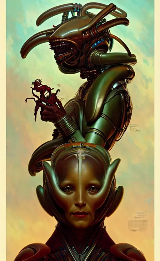 Image similar to exquisite imaginative alien creature poster art, humanoid, movie art, by lucusfilm, weta studio, tom bagshaw, alphonso mucha, james jean, frank frazetta, 8 k, denoised