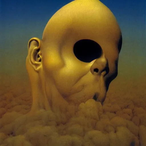 Image similar to ahvaz kamikaze zdzisław beksinski