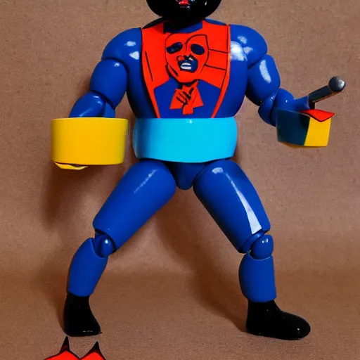 Prompt: wilhelm reich, stop motion vinyl action figure, plastic, toy, butcher billy style