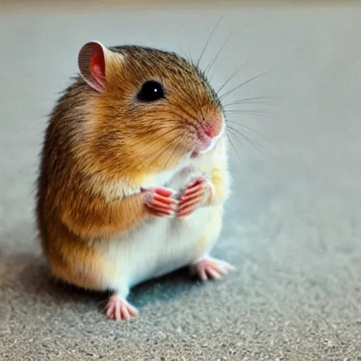 Prompt: an adorable gerbil