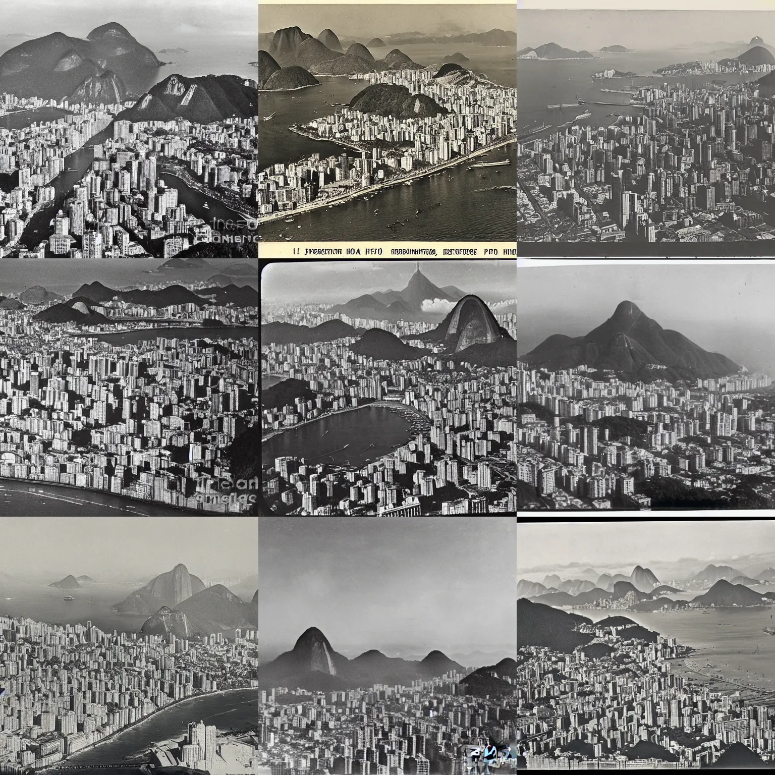 Image similar to 1900s photograph of rio de janeiro