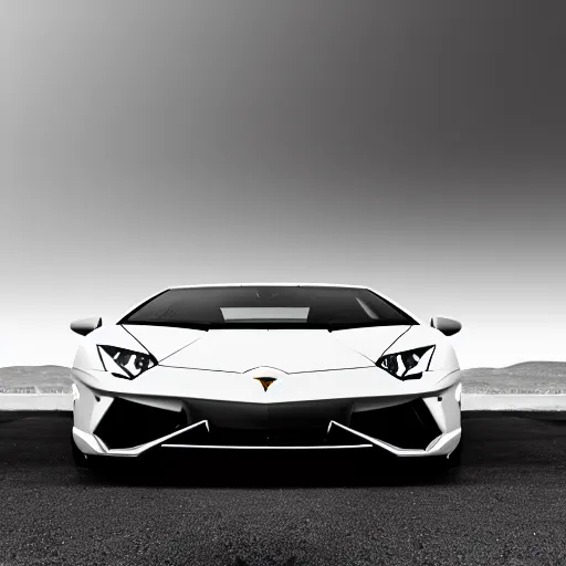 Image similar to lamborghini as cover loading screen art minimalist