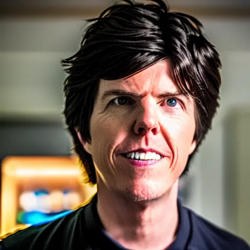 Image similar to tig notaro as the flash, unmasked, photo, detailed, 4 k