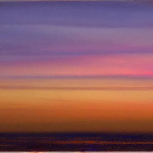 Image similar to Predawn light in a huge sky that looks like a childs paining smeared with color