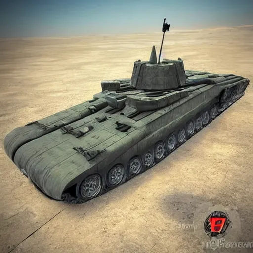 Image similar to futuristic battle tank