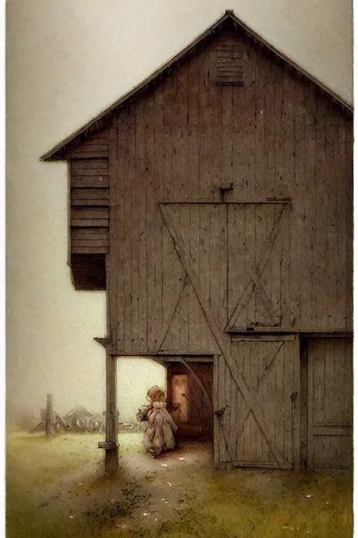 Image similar to ( ( ( ( ( 1 9 5 0 barn workshop. muted colors. ) ) ) ) ) by jean - baptiste monge!!!!!!!!!!!!!!!!!!!!!!!!!!!!!!