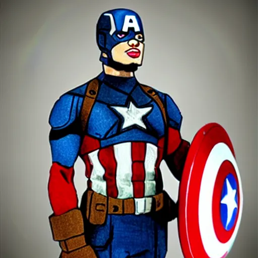 Image similar to captain america obama