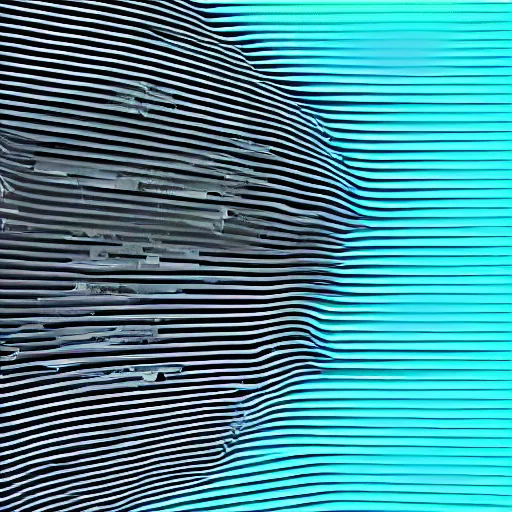 Image similar to vhs footage of abstract digital 3 d art