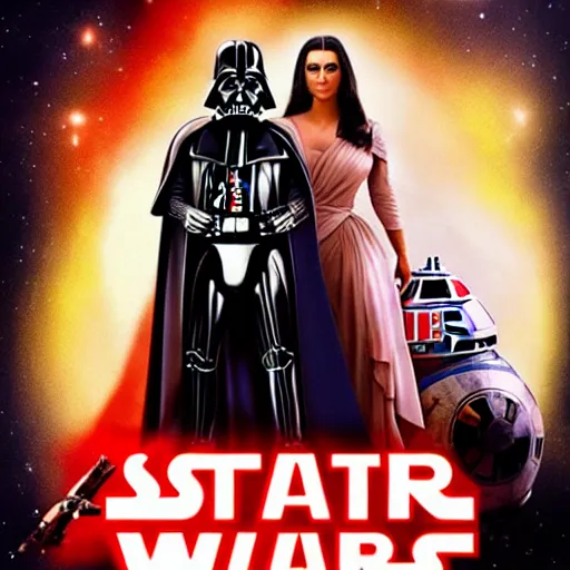 Image similar to super detailed star wars movie poster with ben shapiro, snooki and kim kardashian, 8k full HD photo, cinematic lighting, anatomically correct, oscar award winning, action filled, correct eye placement,