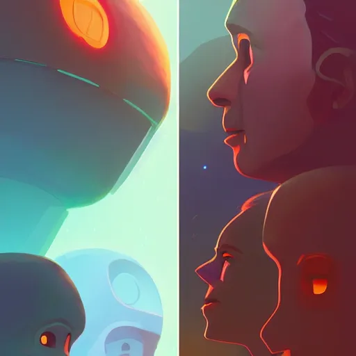 Image similar to face icon stylized minimalist close encounters of the third kind, loftis, cory behance hd by jesper ejsing, by rhads, makoto shinkai and lois van baarle, ilya kuvshinov, rossdraws global illumination