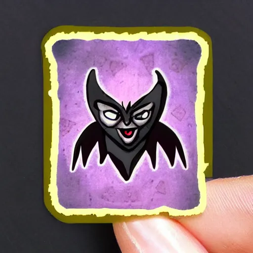 Image similar to cute d & d chibi bat sticker