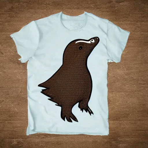 Image similar to platypus, logo style