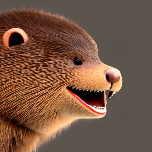 Prompt: hyperrealistic dslr film still of justin bieber disguised as ( anthropomorphic beaver ), stunning 8 k octane comprehensive 3 d render, inspired by istvan sandorfi & greg rutkowski & unreal engine, perfect symmetry, dim volumetric cinematic lighting, extremely hyper - detailed, incredibly real lifelike attributes & flesh texture, intricate, masterpiece, artstation