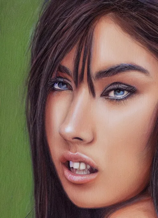 Image similar to Madison Beer realistic 3D portrait by ian spriggs