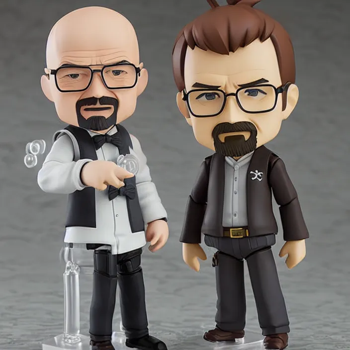 Image similar to Walter White, An anime Nendoroid of Walter White, figurine, detailed product photo